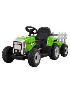 Rigo Kids Electric Ride On Car Tractor Toy Cars 12V Green