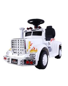 Rigo Kids Electric Ride On Car Truck Motorcycle Motorbike Toy Cars 6V White