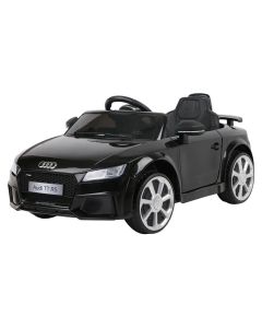 Kids Electric Ride On Car Audi Licensed TTRS Toy Cars Remote 12V Battery Black