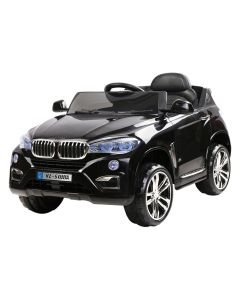 Rigo Kids Electric Ride On Car SUV BMW-Inspired X5 Toy Cars Remote 6V Black