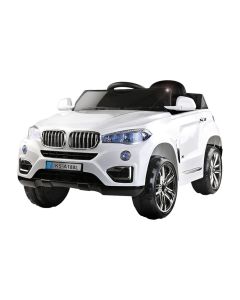 Rigo Kids Electric Ride On Car SUV BMW-Inspired X5 Toy Cars Remote 6V White