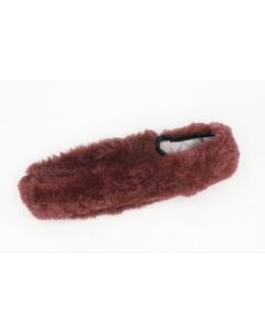 Lambswool Armrest Cover - Lhs Burgundy