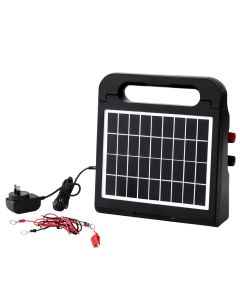 Giantz 5km Electric Fence Energiser Solar Farm 0.3J