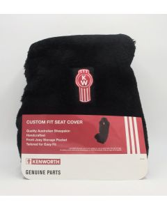 GENUINE KENWORTH Sheepskin seat cover, passenger black to suit  KAB554B. Part No SK554BHLSB