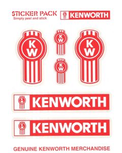 GENUINE KENWORTH Sticker pack suits outdoors. Part No SPAC1