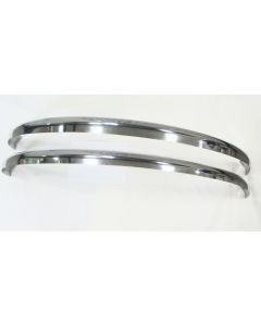 GENUINE LELOX Front wheel arch flare kit (Pair) stainless steel width 60mm to suit T series without split hood. Part No.SS11FLA60N*