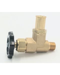 Brass truck valve with round tap