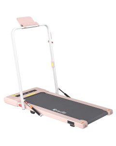 Everfit Treadmill Electric Walking Pad Under Desk Home Gym Fitness 400mm Pink