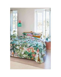 Paradise Lost Cotton Percale Multi Quilt Cover Sets by Bedding House Queen