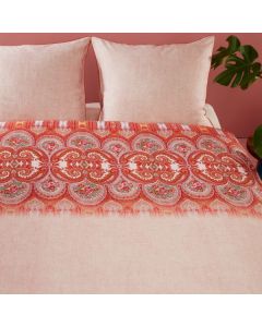 Oilily Line Flower Oilily Cotton Sateen Quilt Cover Sets by Bedding House King