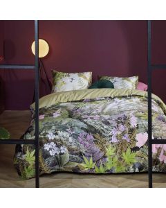 Charming Cotton Sateen Green Quilt Cover Sets by Bedding House Queen