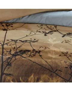 Brown Cotton Sateen Brown Quilt Cover Sets by Bedding House King