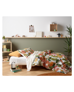 Taronga Printed Cotton Quilt Cover Sets by Happy Kids Single