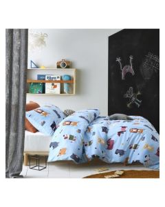 Woof Glow In The Dark Quilt Cover Sets by Happy Kids Single