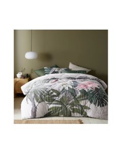 Curiosity Washed Cotton Printed 3 Piece Comforter Set by Accessorize Queen