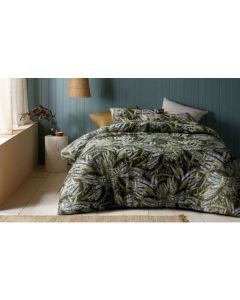 Styx Washed Cotton Printed 3 Piece Comforter Set by Accessorize Queen