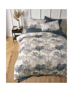 Matteo Printed Microfibre Quilt Cover Set by The Big Sleep Queen