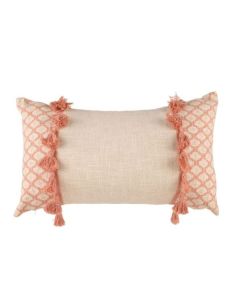 Eleni Pink Filled Cushion by Accessorize