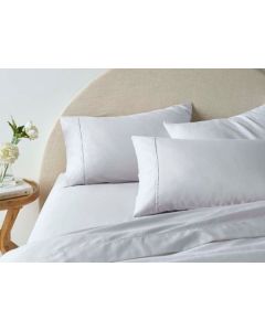 1900Tc Cotton Rich White Sheet Set by Accessorize Queen