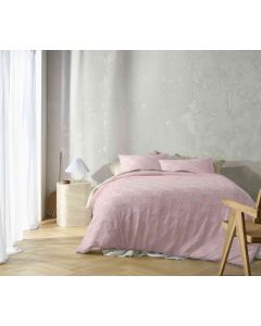 Orion Blush Quilt Cover by Vintage Design Homeware King