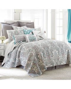 Mayfair 100% Cotton Quilted 3 pcs Bedspread Coverlet Set King