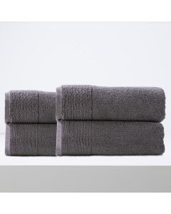 Aireys 650 GSM Zero Twist 4 Pack Nickel Bath Sheet by Renee Taylor