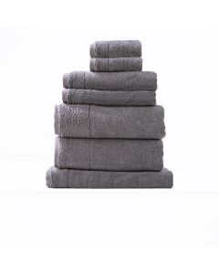 Aireys 650 GSM Zero Twist 7 Piece Nickel Bath Towel by Renee Taylor