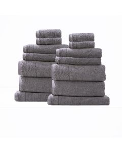 Aireys 650 GSM Zero Twist 14 Piece Vapour Bath Towel by Renee Taylor