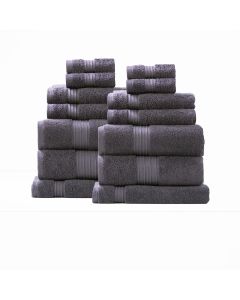 Brentwood 650 GSM Low Twist 14 Piece Carbon Bath Sheet by Renee Taylor