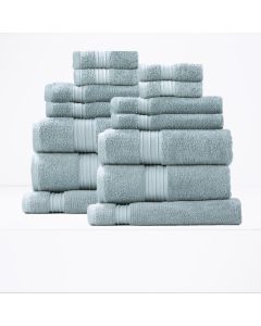 Brentwood 650 GSM Low Twist 14 Piece Gray Mist Bath Sheet by Renee Taylor