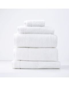 Aireys 650 GSM Zero Twist 5 Piece Bath Snow Towel by Renee Taylor