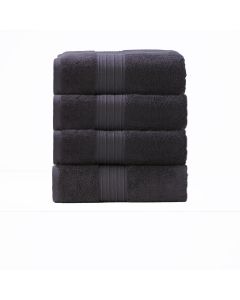 Brentwood 650 GSM Low Twist 4 Piece Carbon Bath Towel by Renee Taylor