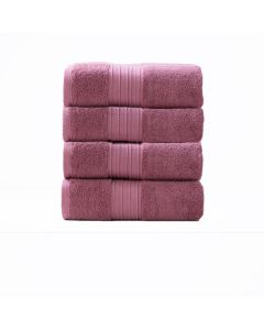 Brentwood 650 GSM Low Twist 4 Piece Bath Rosebud Towel by Renee Taylor