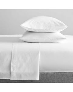 300 Thread Count 100 % Organic Cotton White Sheet Sets by Renee Taylor Single