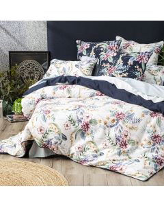 300 TC Veronica Cotton Quilt Cover Set by Renee Taylor Queen