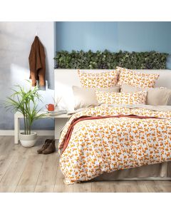 Fox European Vintage Washed Printed Cotton Quilt Cover Set by Renee Taylor King