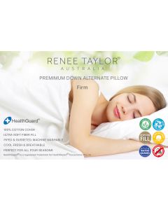 Australian Made Down Alternate Standard Pillow by Renee Taylor Firm