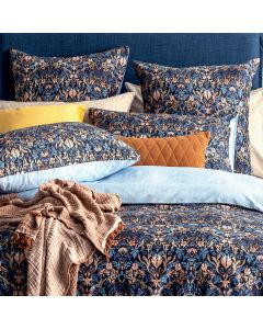 300 TC Cotton Reversible Blackthorn Quilt Cover Sets by Renee Taylor Double