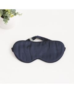 100% Mulberry Silk Navy Eye Mask by Renee Taylor