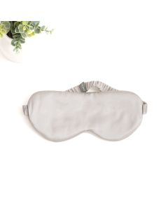 100% Mulberry Silk Silver Eye Mask by Renee Taylor