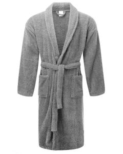 Chalet Quick Dry Terry Cotton Fossil Small/ Medium Bath Robes by Renee Taylor