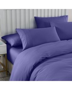 Royal Comfort 2000TC 6 Piece Bamboo Sheet & Quilt Cover Set Cooling Breathable - Double - Royal Blue