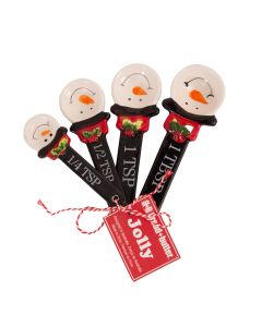 Bread and Butter Snowman Spoons 4 Pack