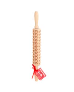 Bread and Butter Laser Etch Wooden Rolling Pin - Fairisle