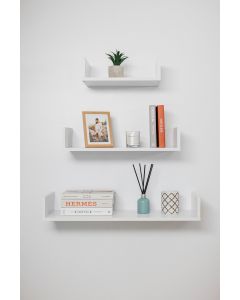 OSLO THREE PIECE SHELF KIT (WHITE)