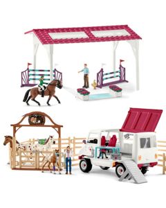 Schleich Large Playset Horse Club Vet Fitness Check for the Big Tournament 72140