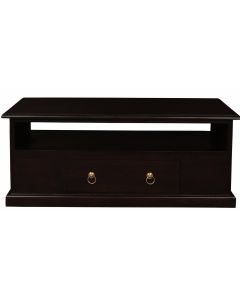 Tasmania 2 Drawer Coffee Table - Chocolate