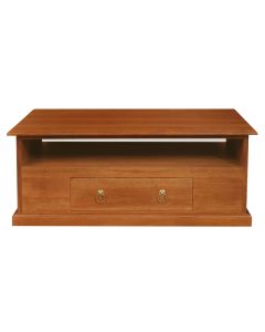 Tasmania 2 Drawer Coffee Table - Light Pecan