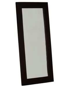 Manhattan Solid Timber Frame Wall Mirror - Chocolate