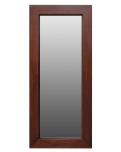 Manhattan Solid Timber Frame Wall Mirror - Mahogany